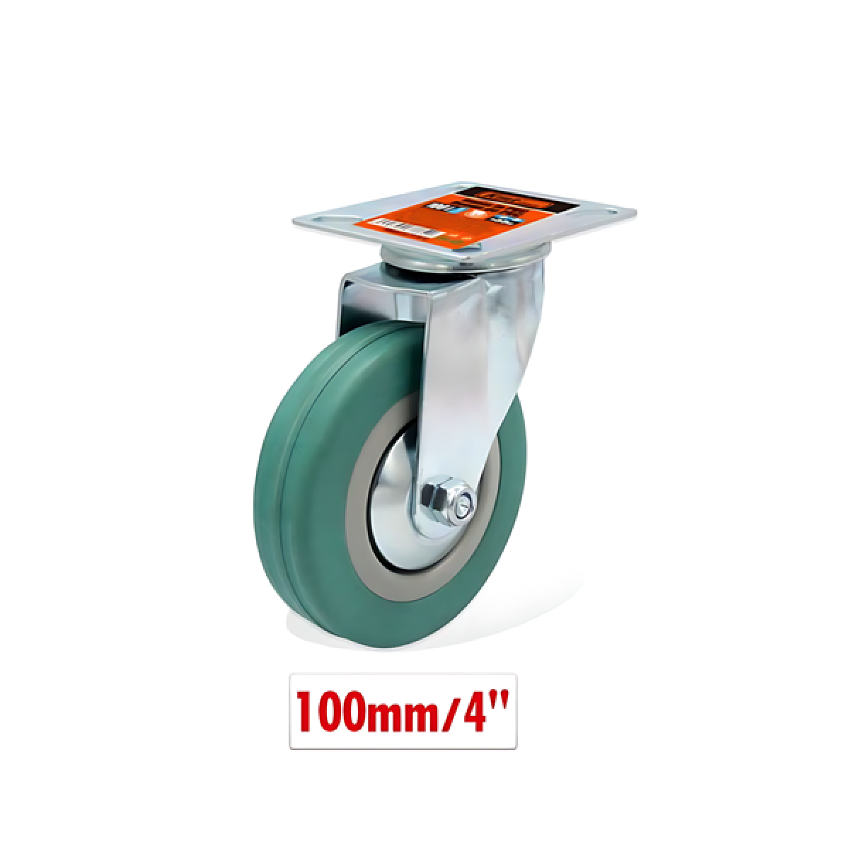 Περιστρεφόμενο ροδάκι επίπλων 100mm 4'' 9367864 - πράσινο - Image 2
