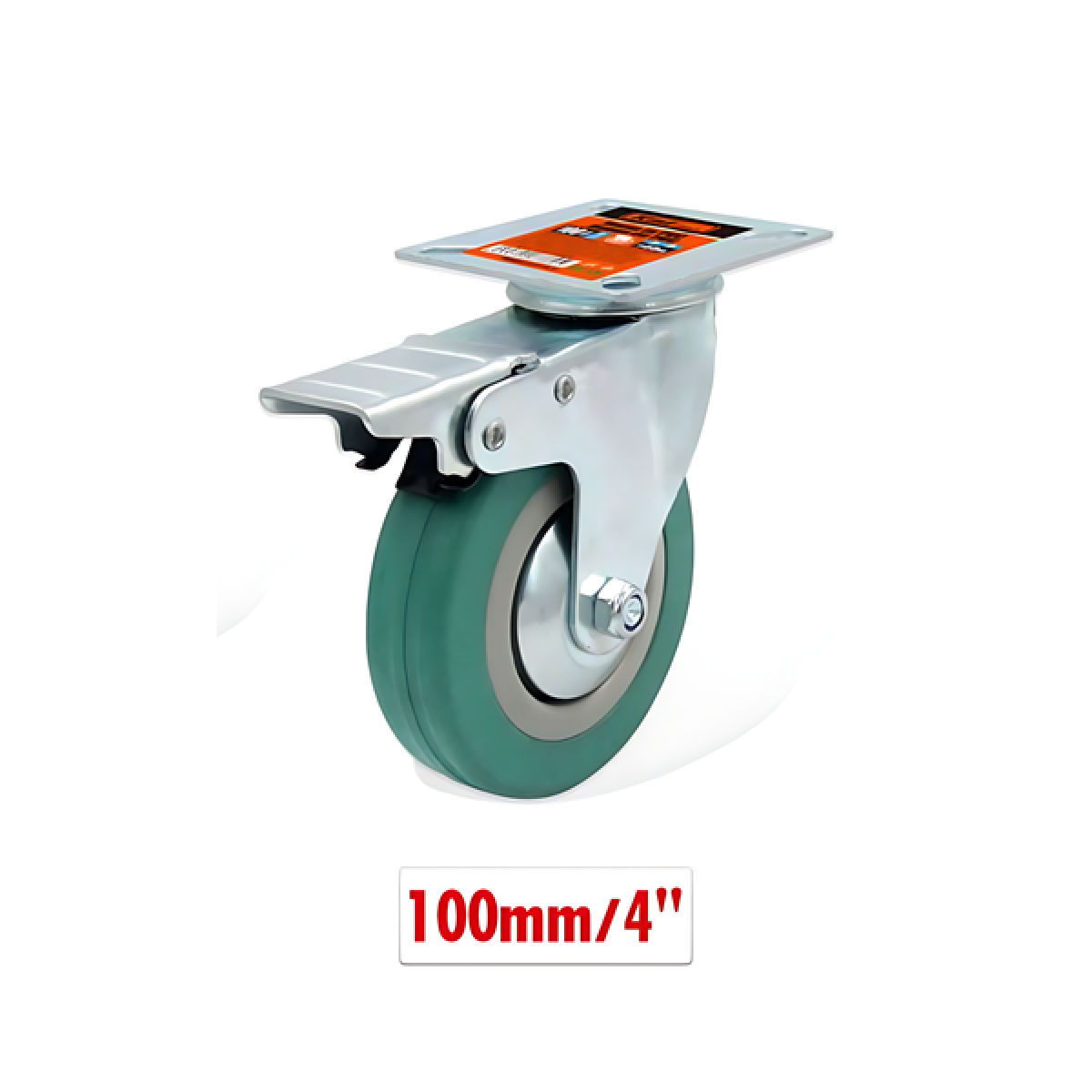 Περιστρεφόμενο ροδάκι επίπλων 100mm 4'' 9367869 - πράσινο - Image 2