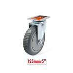 Περιστρεφόμενο ροδάκι επίπλων 125mm 5'' 9367790 - γκρι - Image 2