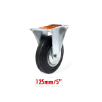 Περιστρεφόμενο ροδάκι επίπλων 125mm 5'' 9367799 - μαύρο - Image 2