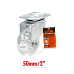 Περιστρεφόμενο ροδάκι επίπλων 75mm 3'' 9367793 - διάφανο - Image 2