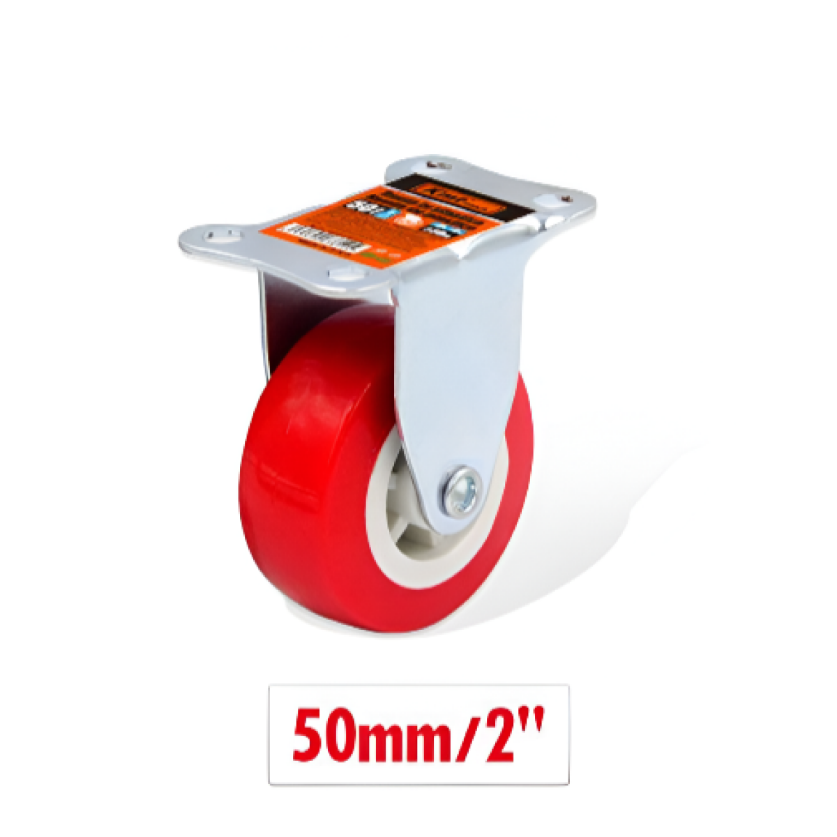 Περιστρεφόμενο ροδάκι επίπλων 50mm 2'' 9367814 - κόκκινο - Image 2