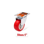 Περιστρεφόμενο ροδάκι επίπλων 50mm 2'' 9367819 - κόκκινο - Image 2