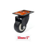 Περιστρεφόμενο ροδάκι επίπλων 50mm 2'' 9367840 - μαύρο - Image 2