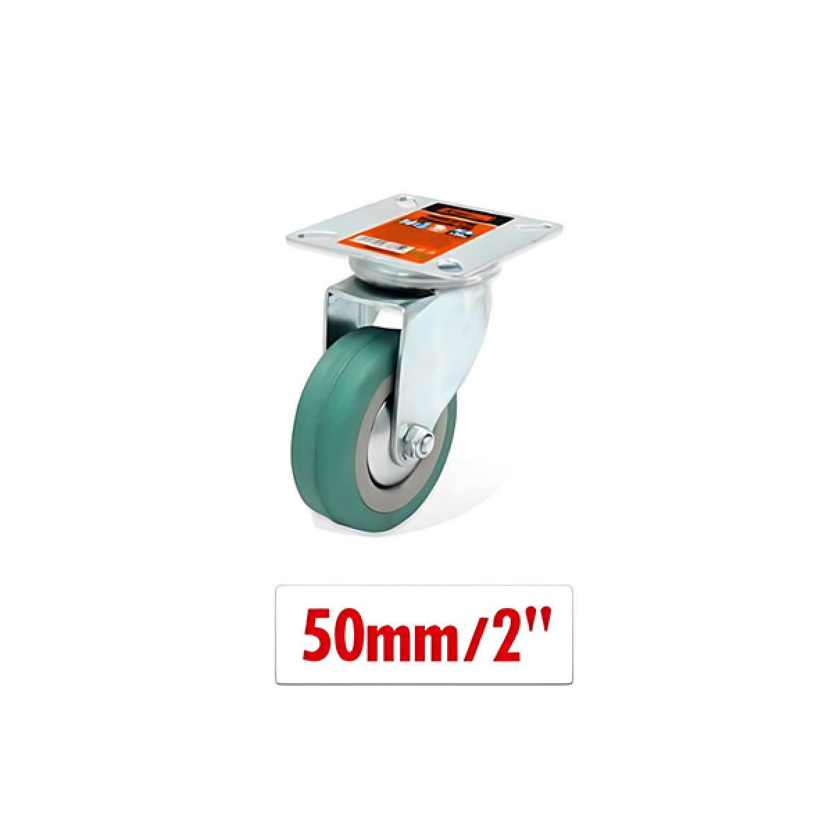 Περιστρεφόμενο ροδάκι επίπλων 50mm 2'' 9367861 - πράσινο - Image 2
