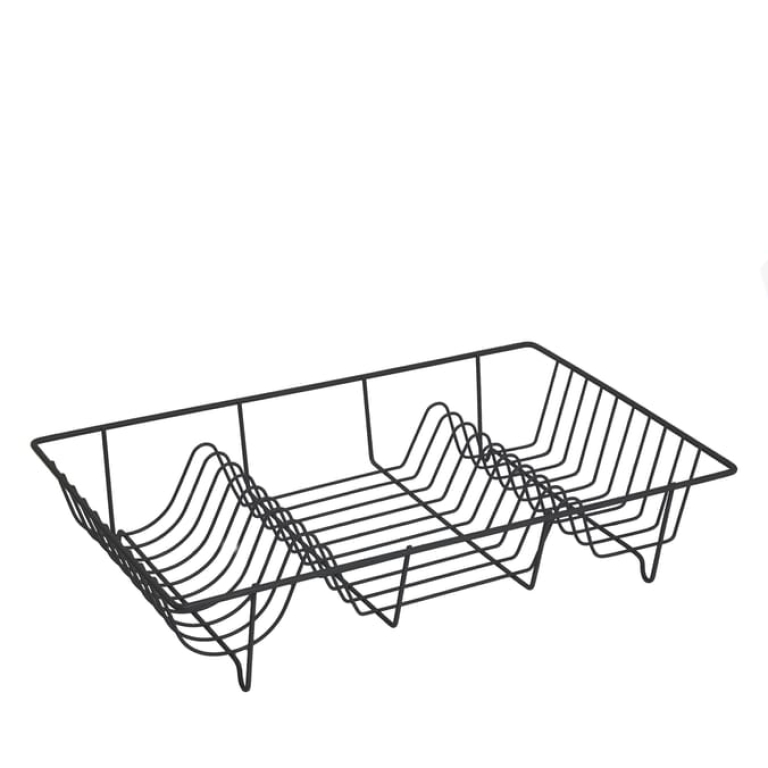 Πιατοθήκη 48x32x8cm Μεταλλική Kmt Style 2419190 Μαύρη