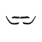 Πίσω Προφυλακτήρας Αυτοκινήτου Lip Extension Spoiler 160cm Μαύρο Γυαλιστερό