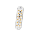 Πλευρικό LED Φως Όγκου Φορτηγού Strobe 12V–80V – Κίτρινο