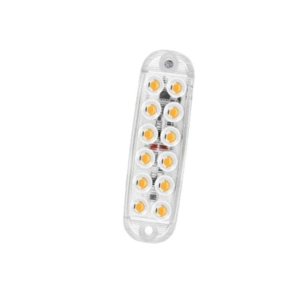Πλευρικό LED Φως Όγκου Φορτηγού Strobe 12V–80V – Κίτρινο