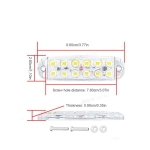 Πλευρικό LED Φως Όγκου Φορτηγού Strobe 12V–80V – Πράσινο