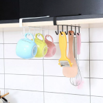 Πολυχρηστική Κρεμάστρα 6 Άγκιστρα 26cm Μαύρη Kmt Style 2419186