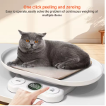 Ψηφιακή ζυγαριά κατοικιδίων – Digital Pet Scale με οθόνη LCD MM-9003 λευκή - Image 4