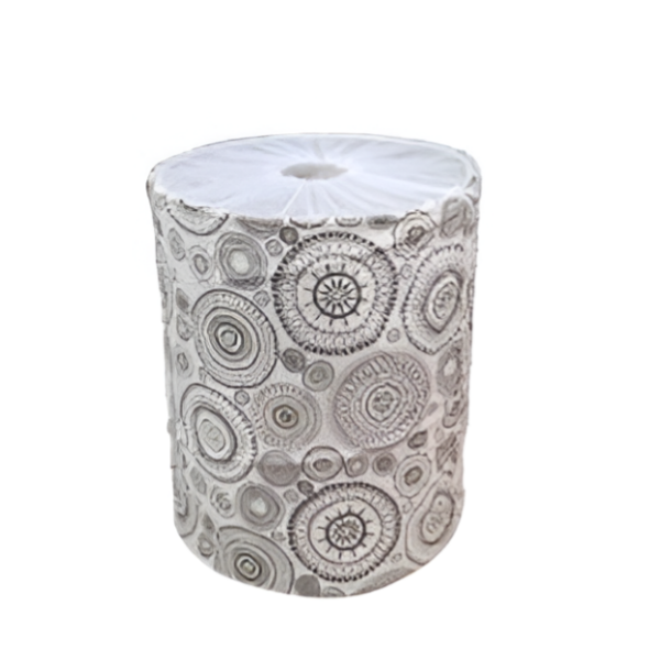 Πτυσσόμενος Κάδος Αποθήκευσης 50×40cm Kmt Style 2208776 με Γεωμετρικό σχέδιο