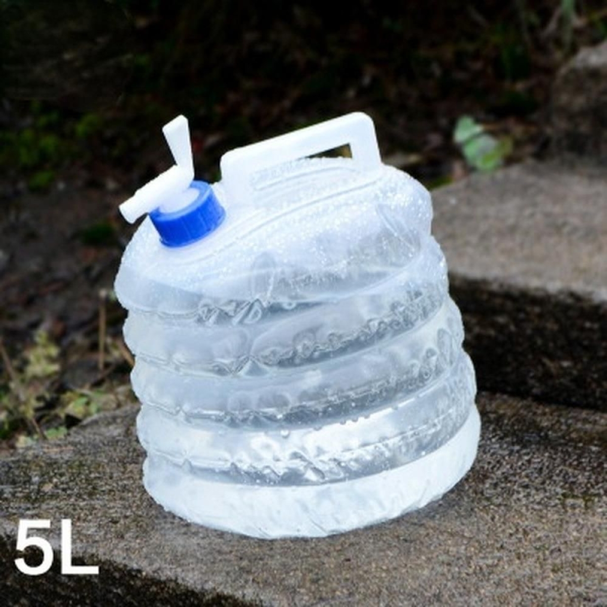 Πτυσσόμενος Κουβάς 5L – Με Βιδωτό Καπάκι & Ρυθμιζόμενη Ροή Νερού