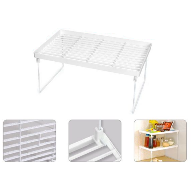 Ράφι Αποθήκευσης 39x24x18cm Λευκό Kmt Style 2419185