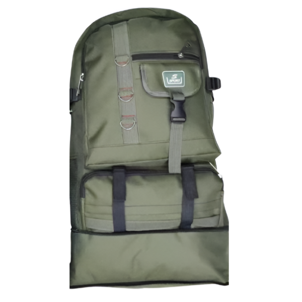 Σακίδιο Πλάτης 64x35x13.5cm Με Τσέπες Και Ιμάντες 2623 Χακί