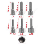 Σετ Καρυδάκια 6 Τεμαχίων 1/4–7/16" Μαγνητικά 36–38mm Kmt Tools 2385688