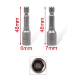 Σετ Καρυδάκια Μαγνητικά 2 Τεμαχίων 6mm & 7mm x 48mm Kmt Tools 2385689