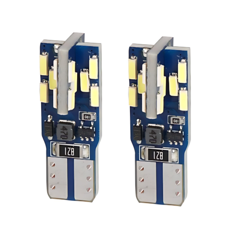 Σετ λάμπες αυτοκινήτου 2τμχ 12-24V 4014 24SMD 300lm T10 6500K 30x10mm - 2000310