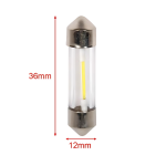 Σετ λάμπες αυτοκινήτου 2τμχ 12V 100lm 6500K 36x12mm - 2000350 - Image 2