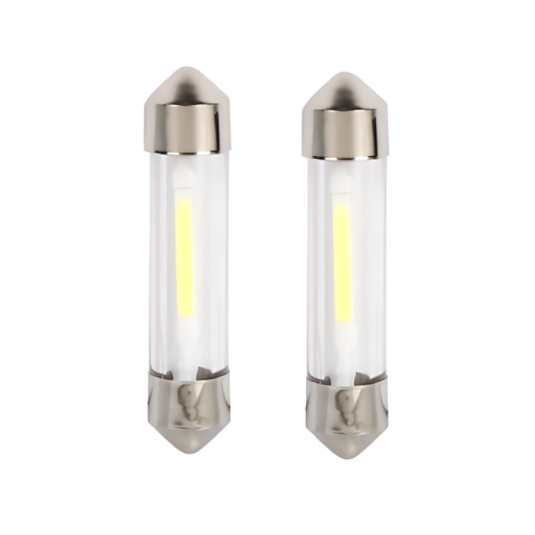 Σετ λάμπες αυτοκινήτου 2τμχ 12V 100lm 6500K 39x8mm - 2000351