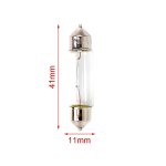 Σετ λάμπες αυτοκινήτου 2τμχ 12V 10W 41x11mm - 2000262 - Image 2