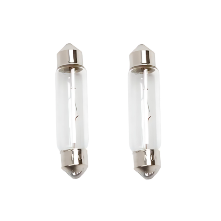 Σετ λάμπες αυτοκινήτου 2τμχ 12V 10W 44x11mm - 2000416
