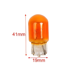 Σετ λάμπες αυτοκινήτου 2τμχ 12V 21W T20 41x19mm - 2000407 - Image 2