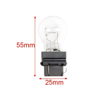 Σετ λάμπες αυτοκινήτου 2τμχ 12V P27/7W 55x25mm - 2000410 - Image 2
