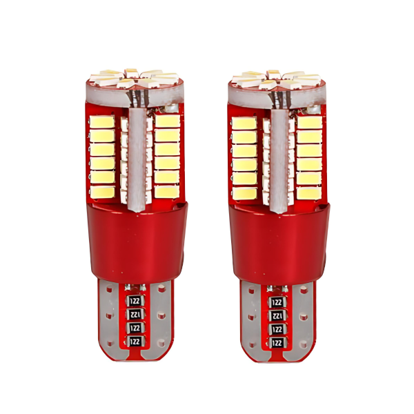 Σετ λάμπες αυτοκινήτου 2τμχ 12V 3014 57SMD 300lm T10 6500K 34x10mm - 2000314