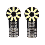 Σετ λάμπες αυτοκινήτου 2τμχ 12V 4014 18SMD 100lm T10 6500K 28x10mm - 2000360