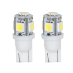 Σετ λάμπες αυτοκινήτου 2τμχ 12V 5050 5SMD 100lm T10 6500K 28x10mm - 2000278