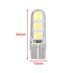 Σετ λάμπες αυτοκινήτου 2τμχ 12V 5050 6SMD 60lm T10 34x10mm - 2000425 - Image 2