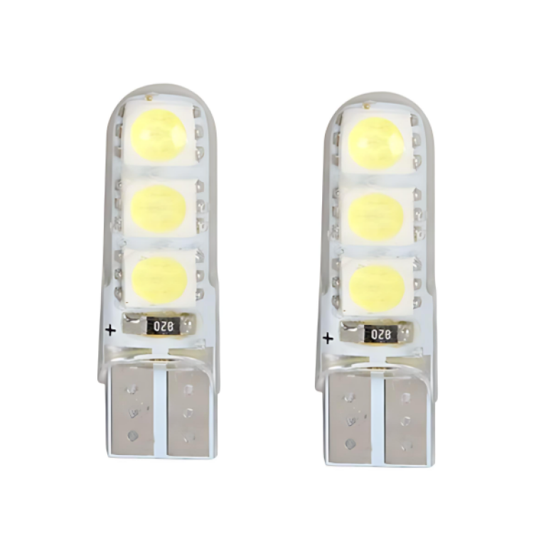 Σετ λάμπες αυτοκινήτου 2τμχ 12V 5050 6SMD 60lm T10 34x10mm - 2000425