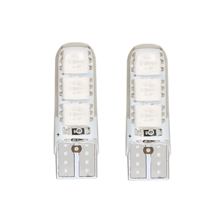 Σετ λάμπες αυτοκινήτου 2τμχ 12V 5050 6SMD 60lm T10 34x10mm - 2000426