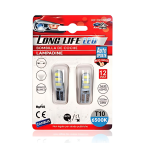 Σετ λάμπες αυτοκινήτου 2τμχ 12V 5630 6SMD 100lm T10 6500K 34x10mm - 2000328 - Image 3