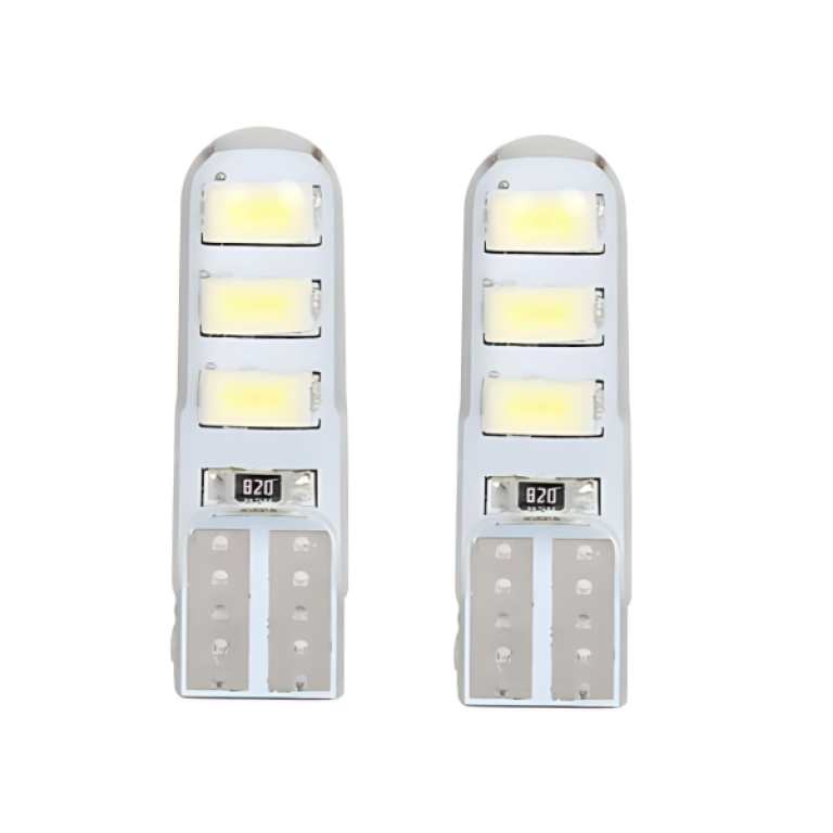 Σετ λάμπες αυτοκινήτου 2τμχ 12V 5630 6SMD 100lm T10 6500K 34x10mm - 2000328