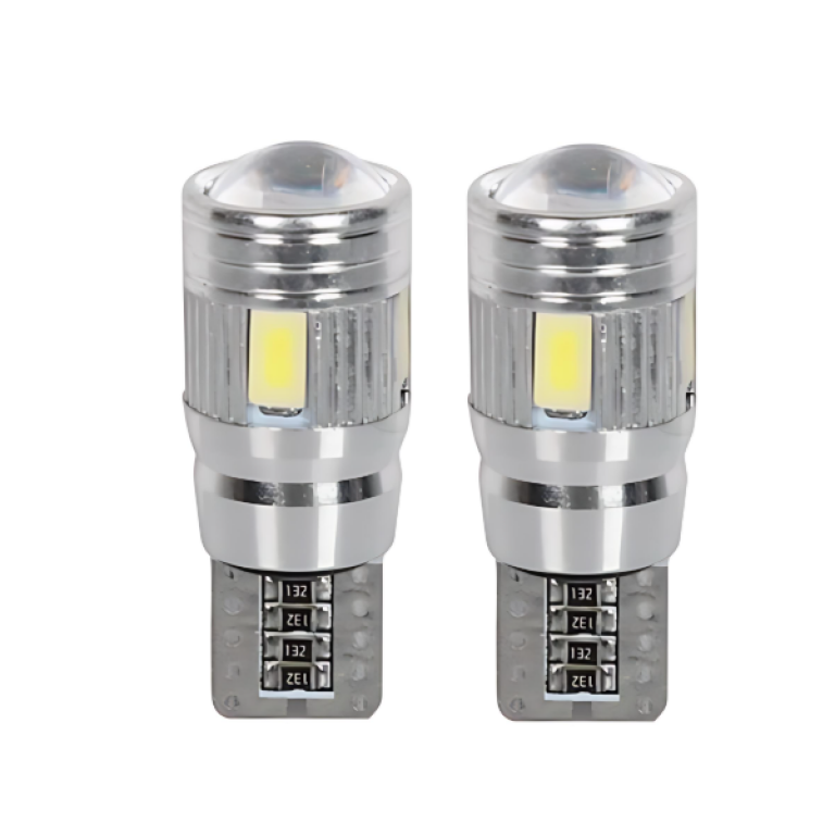 Σετ λάμπες αυτοκινήτου 2τμχ 12V 5630 6SMD 300lm T10 6500K 30x10mm - 2000336