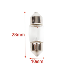Σετ λάμπες αυτοκινήτου 2τμχ 12V 5W 28x10mm - 2000415 - Image 2