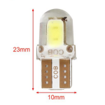 Σετ Λάμπες Αυτοκινήτου LED T10 12V 0.6W COB Λευκό Kmt Style 2000424