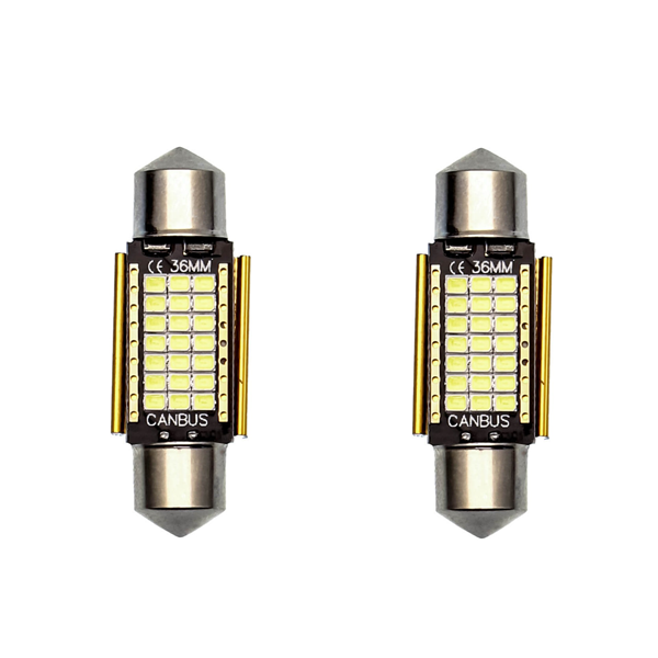 Σετ LED πλαφονιέρας C5W Canbus 36mm 12V ψυχρό λευκό 6000K 2τμχ