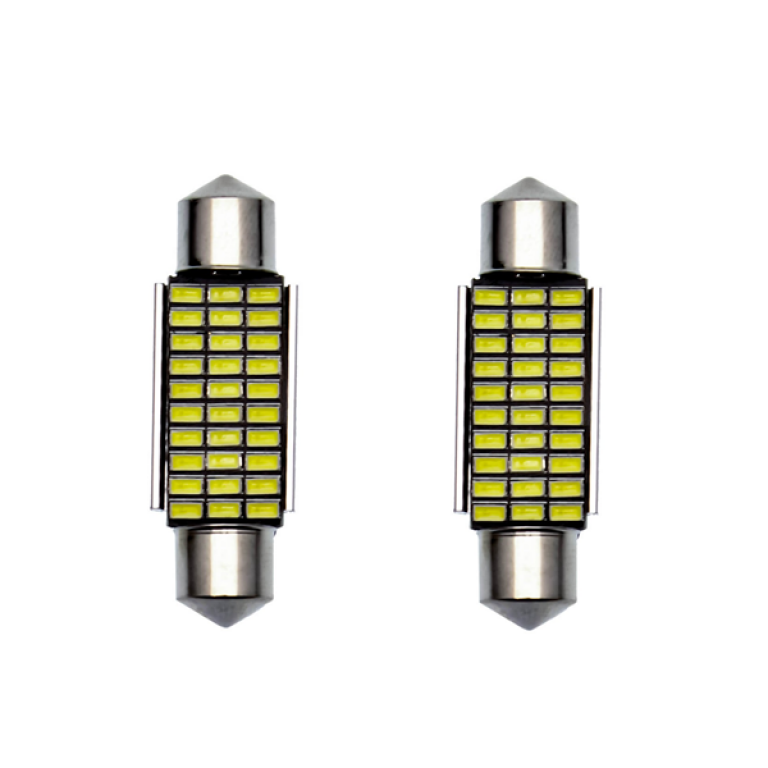 Σετ LED πλαφονιέρας C5W Canbus 39mm 12V ψυχρό λευκό 6500K 2τμχ 1014