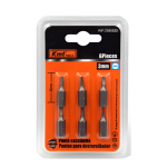 Σετ Μύτες Κατσαβιδιού 3mm Ίσιες 25mm 6τμχ Kmt Tools 2385522