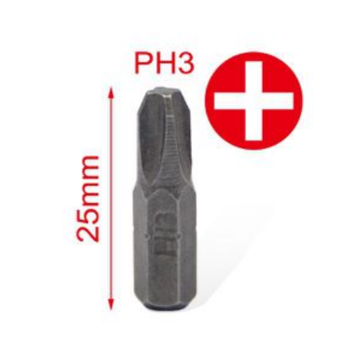 Σετ Μύτες Κατσαβιδιού PH3 25mm 6τμχ Kmt Tools 2385520
