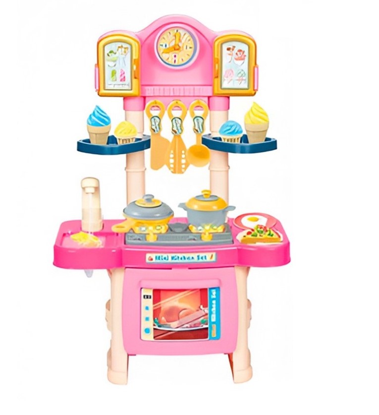 Σετ Παιχνιδιού Κουζίνας Για Παιδιά Kitchen Mini Little Kitchen Happy Gourmet 3955