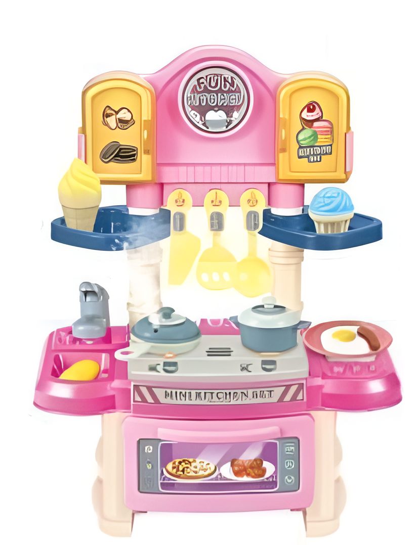 Σετ Παιχνιδιού Κουζίνας Για Παιδιά Kitchen Mini Little Kitchen Happy Gourmet 3956