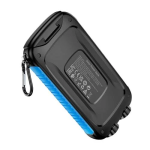 Hoco DB51 Ηλιακό Power Bank 8000mAh με Θύρες USB-A & USB-C – Μαύρο/Μπλέ