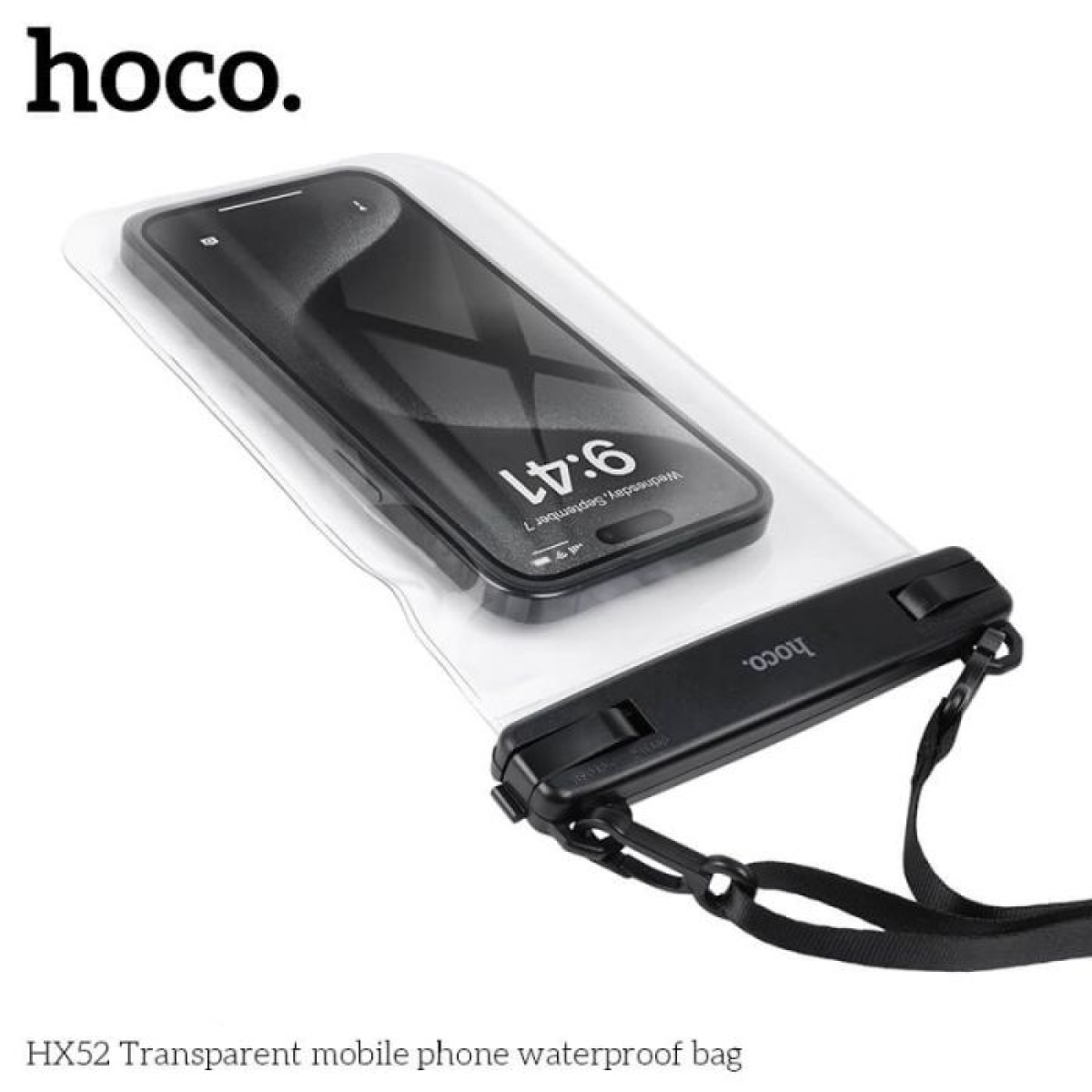 Hoco HX52 Διάφανη Αδιάβροχη Θήκη Κινητού – IPX8 Πιστοποίηση, έως 7.2"