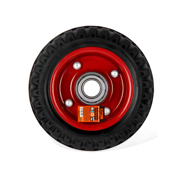 Συμπαγής ρόδα για καρότσια 150mm 6'' 9367916 μαύρο/κόκκινο