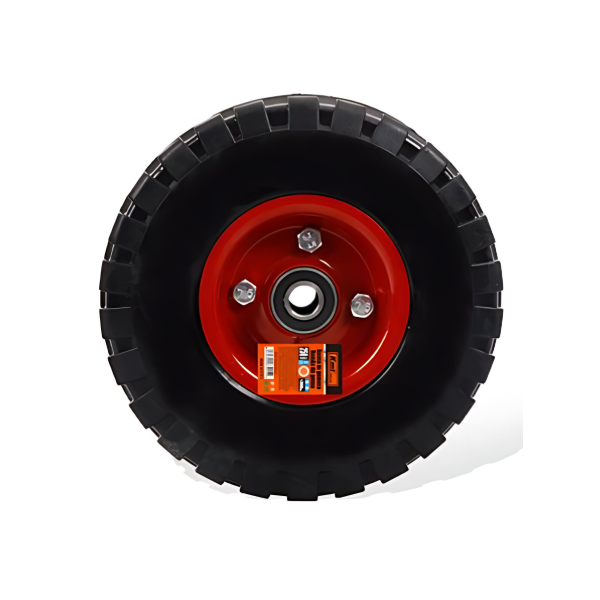 Συμπαγής ρόδα για καρότσια 250mm 10'' 9367915 μαύρο/κόκκινο